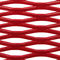 Curtain Wall Expanded Aluminum Mesh , Red Diamond Decorative Wire Mesh supplier