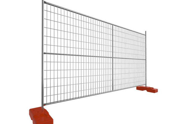 4mm Hot Dipped Galvanized Temporary Fence Panel Round Frame 42 Microns