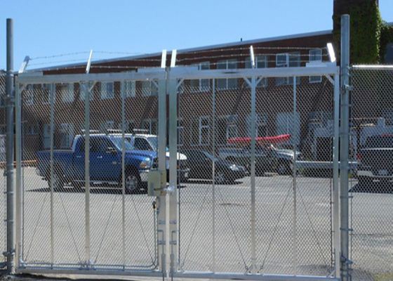 12 Foot 14 Foot 16 Foot Chain Link Swing Gate Polymer Coated