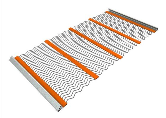 Crimped Wire Mining Self Cleaning Screen Mesh with Hooked