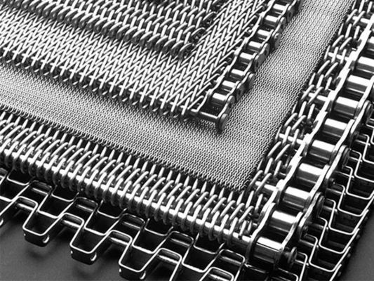 Manganese Plated Metal Conveyor Belt Low Carbon Steel C1015
