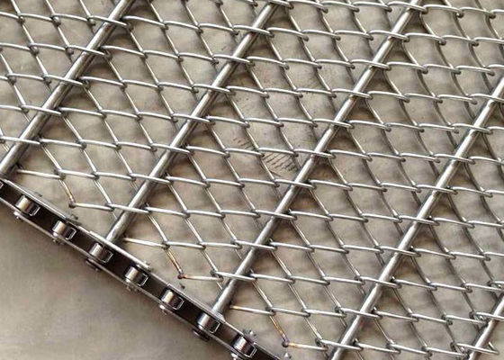 Low Carbon Steel Reinforced Welded Edge Chain Link Conveyor Belt
