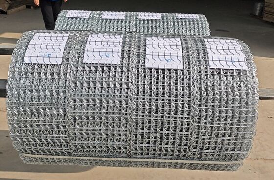 10 Line Wire Reinforced Mesh 1.6-2.85mm Wire Diameter for Pipeline