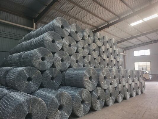 Hot Dipped Galvanized Pipeline Reinforced Mesh Anti Corrosion Heavy Duty