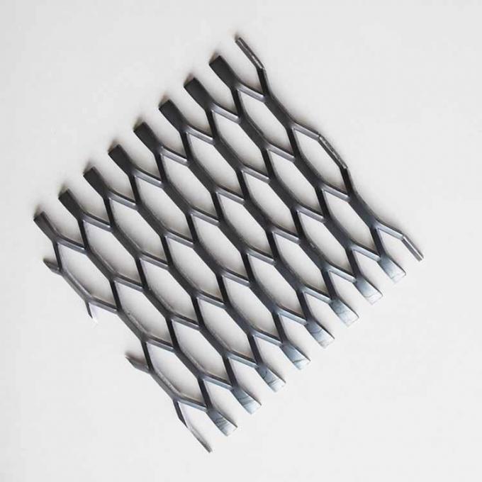 Hot Dip Galvanized Stainless Steel Expanded Metal Lath , Flat Expanded